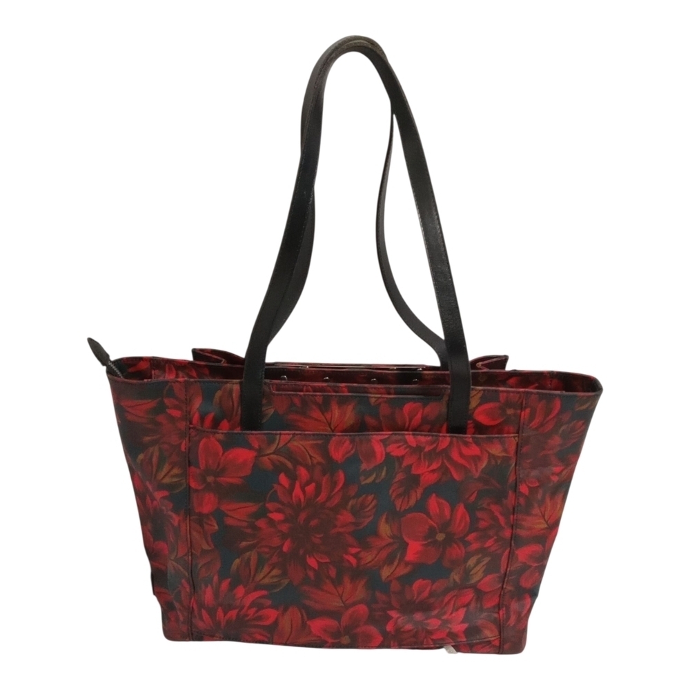 Patricia Nash Cotton Coated Canvas Floral Artisan Tote Shoulder Everyday Bag